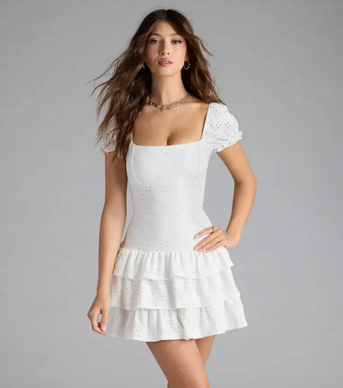 Puff Sleeve Dress