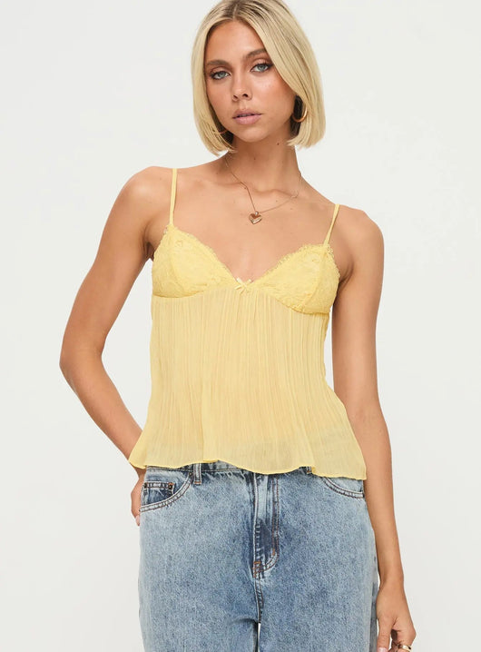 EFFINI Laced Pleat Top EFFINI