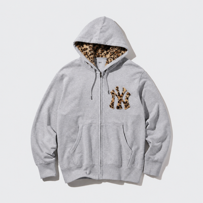 Leopard Print X Yankee Hoodie
