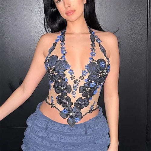 Sleeveless Halter Top